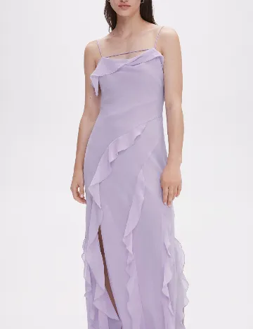 Rochie lunga Mango, mov