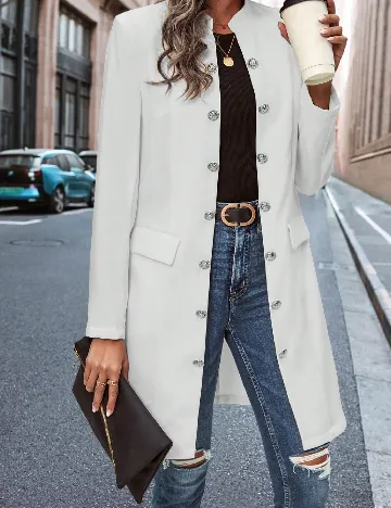 Blazer SHEIN, alb