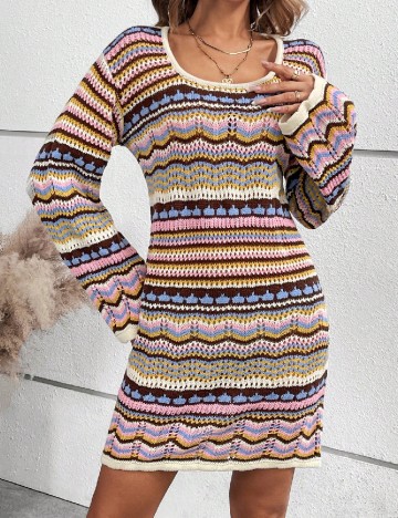 Rochie scurta SHEIN, mix culori
