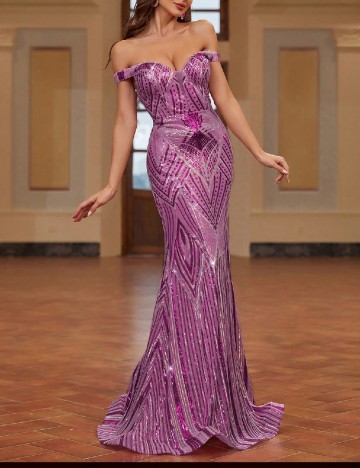 Rochie lunga SHEIN, magenta