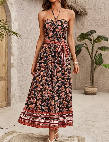 Rochie lunga SHEIN, negru Negru