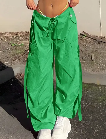 Pantaloni SHEIN, verde