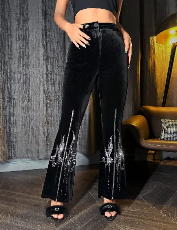 Pantaloni SHEIN, negru Negru