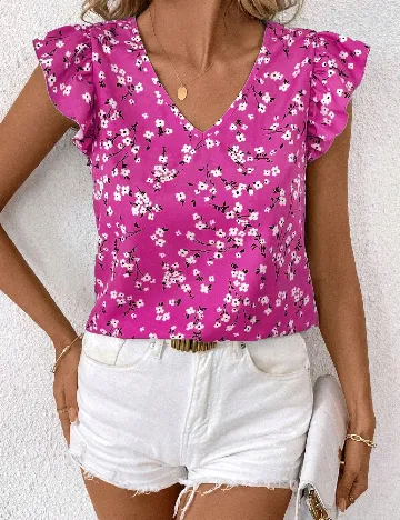 Bluza SHEIN, magenta Roz