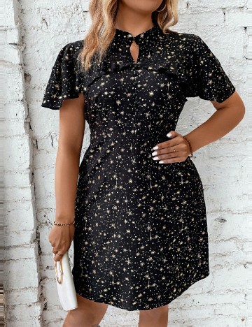 Rochie scurta SHEIN CURVE, negru