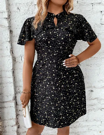 Rochie scurta SHEIN CURVE, negru