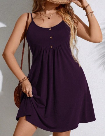 Rochie scurta SHEIN CURVE, mov