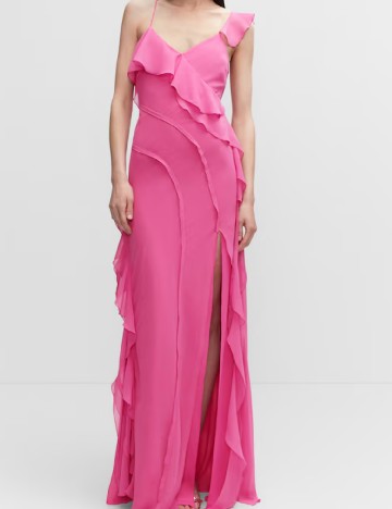 Rochie lunga Mango, roz