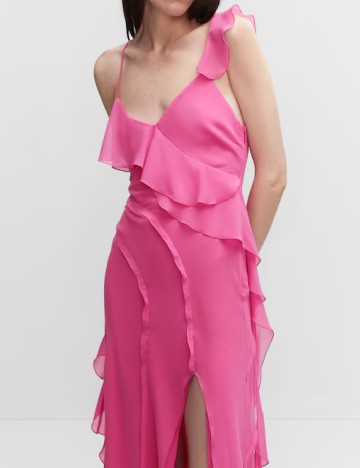 Rochie lunga Mango, roz