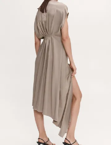 Rochie medie Mango, bej