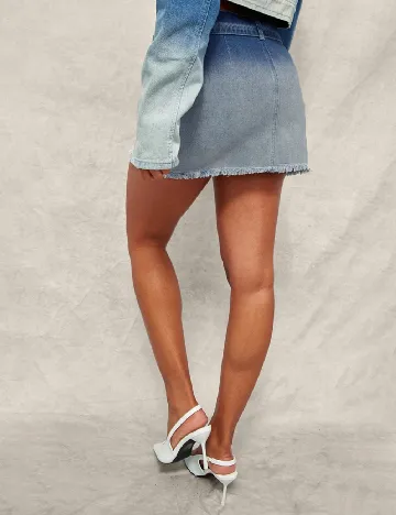 Fusta PRETTYLITTLETHING, albastru