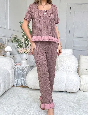 Pijama SHEIN, roz Roz