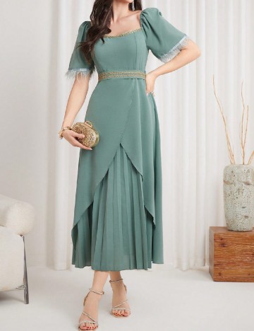 Rochie lunga SHEIN, verde
