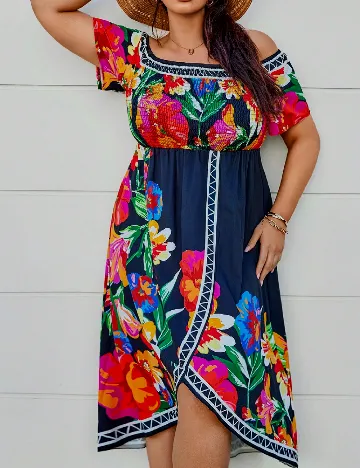 Rochie medie SHEIN CURVE, mix culori Mix culori