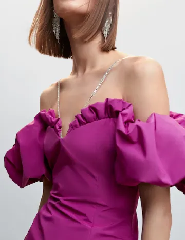 Rochie scurta Mango, magenta
