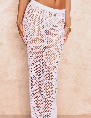 Fusta de plaja PRETTYLITTLETHING, roz pal