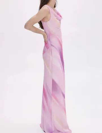 Rochie lunga Mango, roz