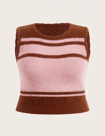 Vesta Romwe Plus Size, mix culori Mix culori