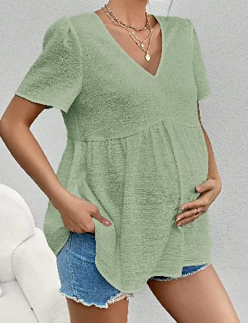 Bluza SHEIN Maternity, verde Verde