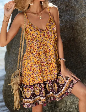 Rochie scurta SHEIN, mix culori