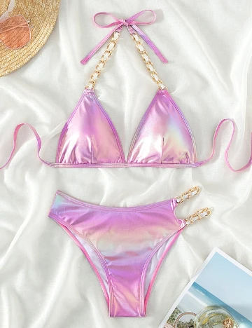 Costum de baie SHEIN, roz Roz