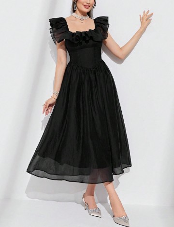 Rochie lunga SHEIN, negru