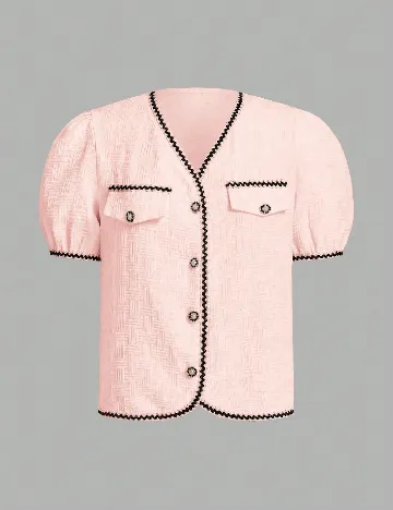 Cardigan SHEIN, roz Roz