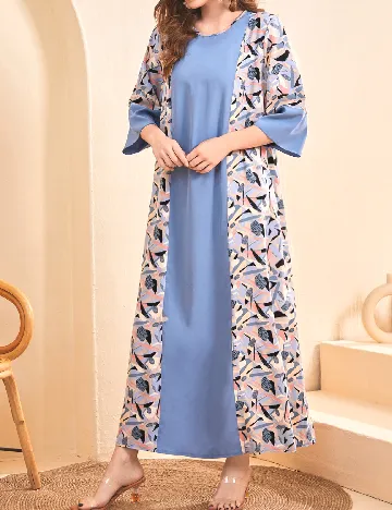 Rochie lunga Emery Rose, albastru Albastru