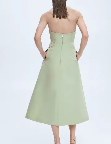 Rochie medie Mango, verde