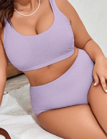 Costum de baie SHEIN CURVE, mov Mov