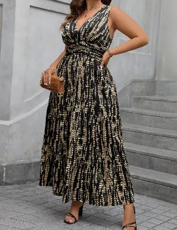 Rochie lunga SHEIN CURVE, negru