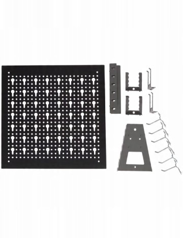 Tabla de perete pentru scule ACTION, negru