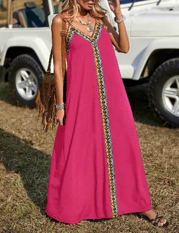 Rochie lunga SHEIN, roz