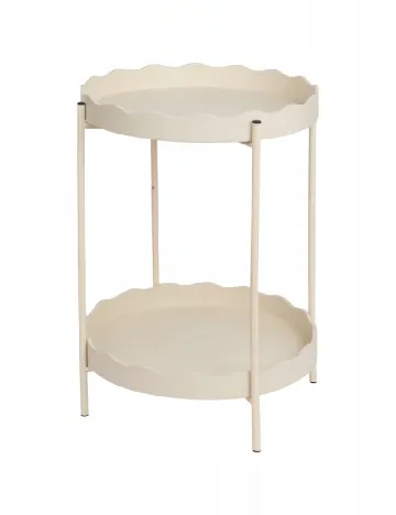 Masuta de cafea ACTION, crem