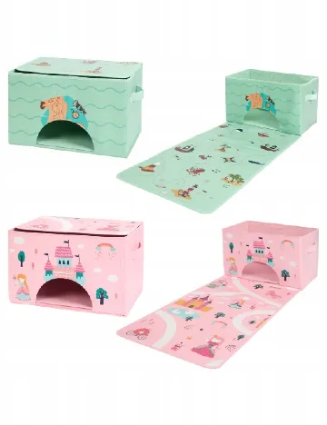 Organizator de jucarii Absolu Chic, roz Roz