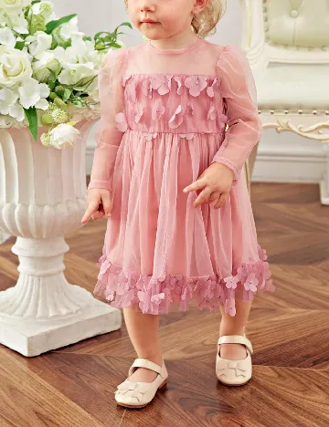 Rochie Shein Kids, roz Roz