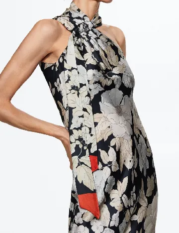Rochie lunga Mango, floral print