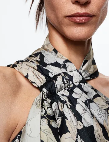 Rochie lunga Mango, floral print
