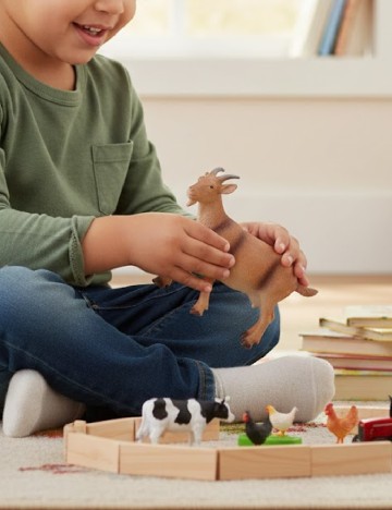 Figurina Capra Zd Trading, maro