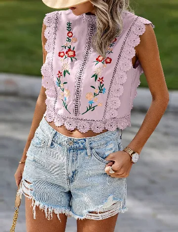 Top SHEIN, roz Roz