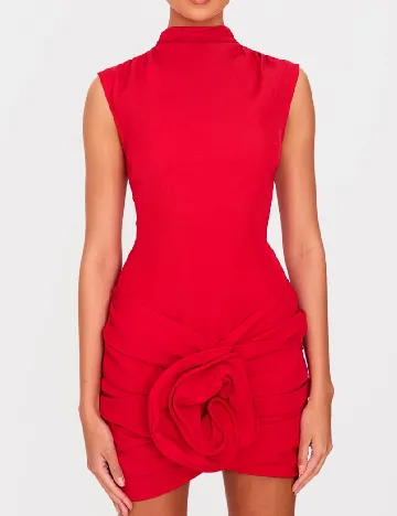 Rochie scurta PRETTYLITTLETHING, rosu Rosu