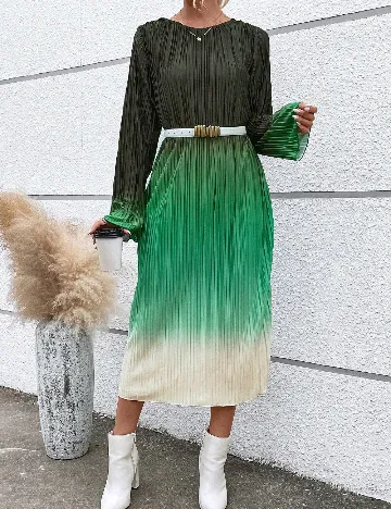 Rochie medie SHEIN, verde Verde