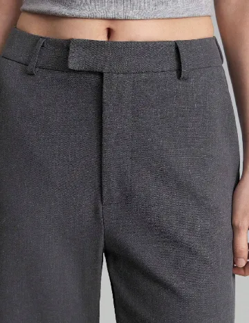 Pantaloni SHEIN, gri inchis Gri