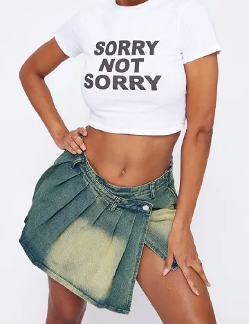 Fusta PRETTYLITTLETHING, albastru Albastru