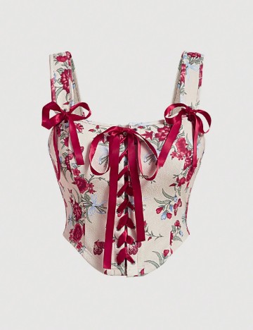 Top SHEIN CURVE, crem