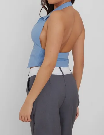 Top PRETTYLITTLETHING, albastru Albastru