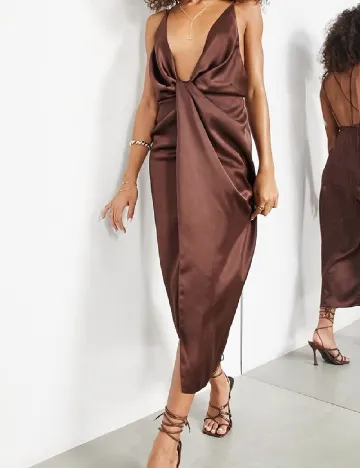Rochie medie ASOS, maro Maro