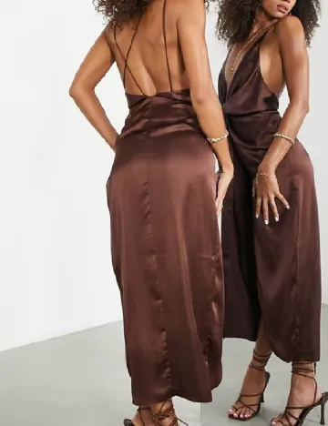 Rochie medie ASOS, maro Maro