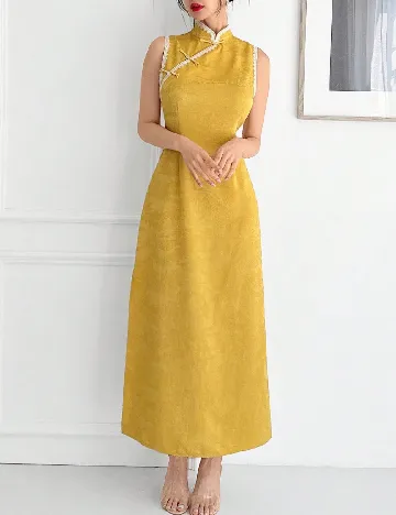 Rochie lunga SHEIN, galben Galben