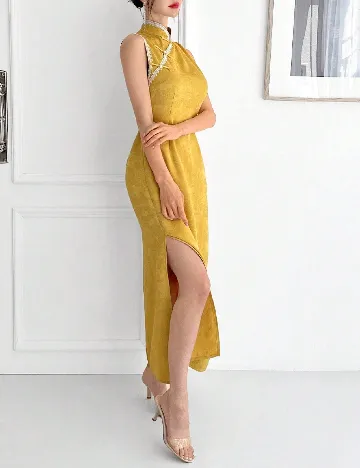 Rochie lunga SHEIN, galben Galben